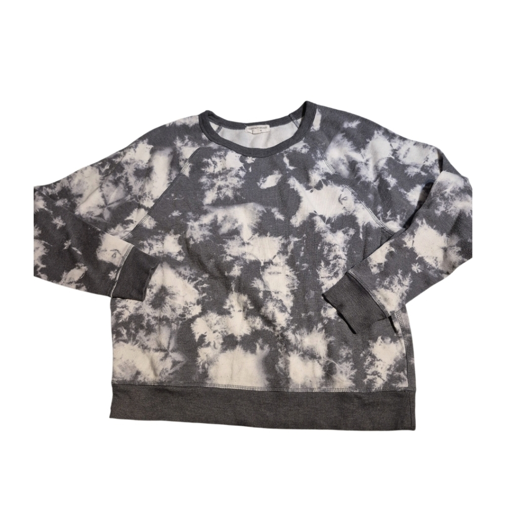 Grayson Threads Gray and White Tie-Dye Sweatshirt